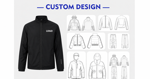 Veste de golf imperméable pour <span class=keywords><strong>homme</strong></span> OEM, extensible dans quatre directions, respirante, légère, coupe-vent, à capuche, pour activités de plein air - Product Image 2
