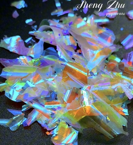 Copos de Camaleón Súper Grandes, 12 Colores, Copos de Lámina Aurora Opal para Resina Epoxi, Arte de Uñas - Product Image 1