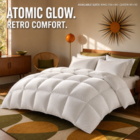 Couette matelassée Xueruisha d'été 90 % duvet de canard blanc jacquard, avec compartiments, en coton, anti-déchirure, écologique, respirante et épaisse