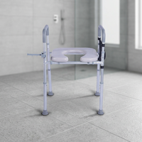 Chaise de toilette pliable et réglable en hauteur, portable, pour chevet – Vente en gros usine