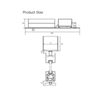 Opérateur de porte pivotante automatique intelligent, ouvre-porte à pivot central, entraînement direct silencieux pour hôtel, villa, bureau, hall, commerce, maison