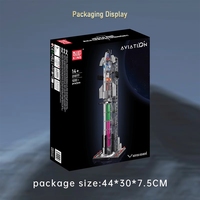 Mould King 21077 Nouvelle Série Aviation Modèle de Fusée Spatiale Décoration de Bureau Jouet pour Garçons Cadeau Ensemble de Blocs de Construction