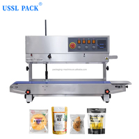 Scelleuse à bande continue automatique FRBM-810II avec impression d'encre, sachets alimentaires, machine de codage par transfert thermique tout-en-un