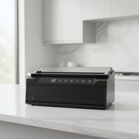 Scelleuse alimentaire électrique portable de type trapézoïdal améliorée en acier inoxydable 80Kpa, contrôlée par application, pour une conservation optimale des aliments en famille