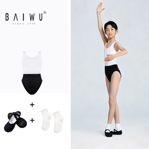 <span class=keywords><strong>Justaucorps</strong></span> de ballet sans manches Baiwu pour garçons, <span class=keywords><strong>justaucorps</strong></span> de danse pour examen artistique masculin 126441246 - Product Image 4