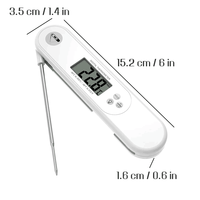 Thermomètre de cuisson numérique à lecture instantanée pour barbecue à viande