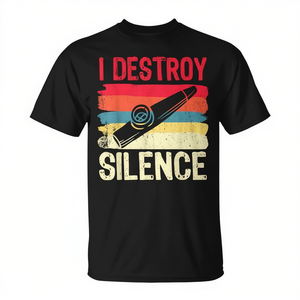 Camiseta I Destroy Silence Kazoo para músico - Product Image 2