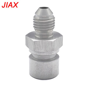 ข้อต่อ<span class=keywords><strong>สาย</strong></span>เบรกแบบแปลงเกลียว 4AN 3AN ตัวผู้ เป็น M10 3/8NPT ตัวเมีย  วัสดุสแตนเลส สำหรับอะไหล่<span class=keywords><strong>รถยนต์</strong></span> ขายดี - Product Image 2