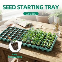 Offre Spéciale : Plateaux de Semis en Plastique Économiques pour Germination de Plantes, Cellules de Culture, Jardinage Vertical et Serres