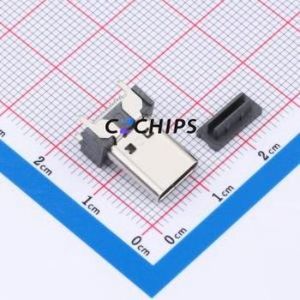 HC-TYPE-C-24P-LT038C USB Connector SMD Connector ( Connector Type: Type-C )( Gender: Female )( Mounting Type: Vertical Mount ) - Product Image 1