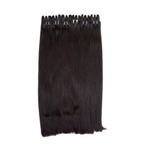 Qualité d'exportation indienne 100% naturel noir Remy vierge cheveux humains femmes tressage Extensions perruques résistant aux chutes doux brillant - Product Image 1