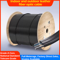 XUNJIE Pemasok China Kabel Serat Optik Udara Berkualitas Unggul 12-Core FTTH Drop LSZH/PE Outer Sheath 30 Tahun Garansi