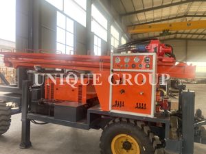 Foreuse à roues UNIQUE de 180m pour machine de forage de puits en eau profonde - Product Image 5