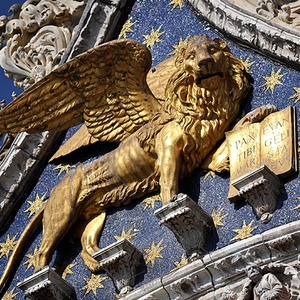 Estatua artística de bronce de Animal de fundición, escultura de León alado de bronce para decoración de Hotel de cinco estrellas - Product Image 2