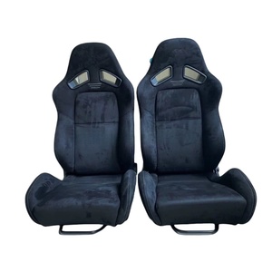 Sièges de course haute performance en cuir, type baquet Pro, avec fixation latérale, compatibles harnais 5 points, pour voitures/SUVs, direct usine - Product Image 3