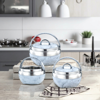 Vente en gros, nouveauté, ensemble chauffe-plats Hot Pot (4 pièces)-batterie de cuisine antiadhésive en acier inoxydable, batterie de cuisine