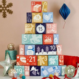 Custom <b>Paper</b> Box Printing Packaging Gift Box Luxury Christmas Advent Calendar <b>Boxes</b> - Product Image 5
