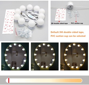 10 ampoules LED dimmables pour <span class=keywords><strong>miroir</strong></span> <span class=keywords><strong>de</strong></span> maquillage Hollywood, alimentées par USB, à coller, pour <span class=keywords><strong>salle</strong></span> <span class=keywords><strong>de</strong></span> <span class=keywords><strong>bain</strong></span>, chambre à coucher, coiffeuse - Product Image 5