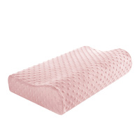 Oreiller en mousse à mémoire de forme de vague de contour orthopédique de dormeur latéral ergonomique thérapeutique respirant