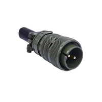 Conector Circular Macho-Hembra de 2 Pines MS3106A-20-23P MS3102A-20-23S MS5015 MIL-DTL-5015 Compatible con Amphenol