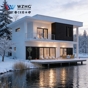 Structure en acier écologique pour maison, résistante aux fortes charges de neige, pour logement rural, directement de l'usine, ISO 9001 - Product Image 1