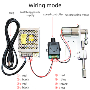 Điện qua lại động cơ DC 12V/24V qua lại tuyến tính điều khiển tốc độ động cơ 5-1000rpm điều chỉnh - Product Image 5