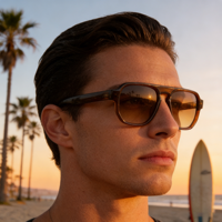 Lunettes de soleil surdimensionnées effet écaille, personnalisables avec logo, de luxe, vintage, pour femmes, en acétate, polarisées, pour hommes