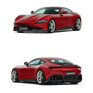 ชุดแต่งคาร์บอนไฟเบอร์สไตล์ PAK สำหรับ Ferrari Roma สภาพใหม่ อัพเกรดชุดแต่งรอบคัน ประกอบด้วยลิ้นหน้า สเกิร์ตข้าง ดิฟฟิวเซอร์ สปอยเลอร์ และฝากระโปรง - Product Image 1