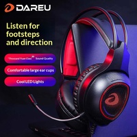 Auriculares para Juegos con Cable LH712 Dareu, con Cancelación de Ruido Activa (ANC), Control Táctil, 7.1 Canales, USB para Computadoras de Escritorio y Portátiles