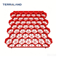 Rejilla de Pavimentación de Césped de HDPE Colorida, 100% Virgen, Resistente, Interconectable y Permeable para Entradas de Vehículos, Estacionamientos, Pasillos de Incendios y Jardines