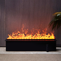 Cheminée électrique à vapeur d'eau décorative de haute qualité 150/180/200 cm, effet flamme 3D, humidificateur à vapeur d'eau