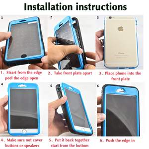 Accessoires de cellules de protection antichoc double couche en caoutchouc Silicone robuste coque de téléphone mince pour <span class=keywords><strong>Samsung</strong></span> <span class=keywords><strong>Galaxy</strong></span> <span class=keywords><strong>X</strong></span> couverture <span class=keywords><strong>6</strong></span> <span class=keywords><strong>Pro</strong></span> - Product Image 4