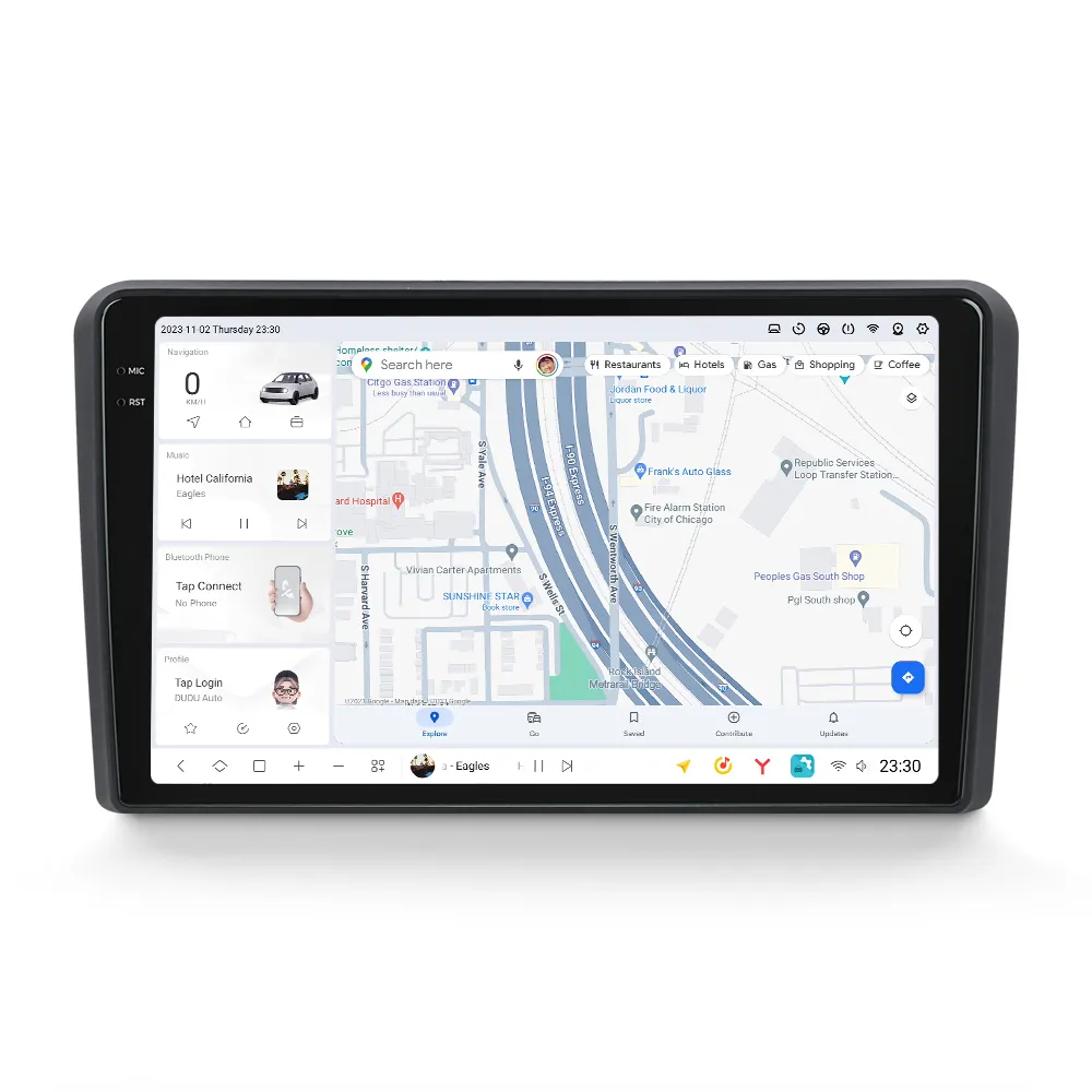MEKEDE DUDU7 video del coche Android Car-play auto navegación GPS QLED pantalla táctil para Audi A3 2003-2013 360 cámara panorámica