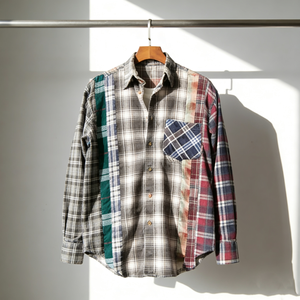 Camisa de Franela a Cuadros con Botones y Logotipo Personalizado para Hombre, 100% Algodón, Manga Larga, Casual, al por Mayor, Tallas Grandes - Product Image 2