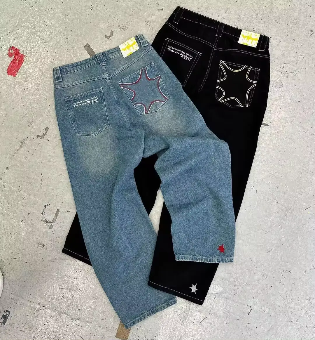 Với Skull Stretchy Jeans Quần Chất Lượng Cao Mens Jeans In Bán Buôn Thời Trang Cổ Điển Dệt Ban Đầu Hot Bán Denim Cho Nam Giới