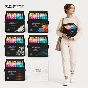 ปากกามาร์คเกอร์แอลกอฮอล์สองหัว Giorgione 120 สี ชุดวาดภาพระดับมืออาชีพ จัดจำหน่ายโดยตรงจากโรงงาน รับผลิตตามสั่งสำหรับขายส่ง - Product Image 6