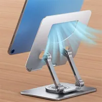 Support de tablette rotatif à 360 degrés, support de bureau pliable réglable, Compatible avec tablette Ipad Pro/Air/Min de 4.7 à 12 pouces