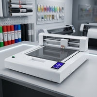 A3 vlakbed snijplotter met CCD-camera, contour snijfunctie, AI, CorelDRAW, Autocad ondersteuning voor sticker- en labelsnijden