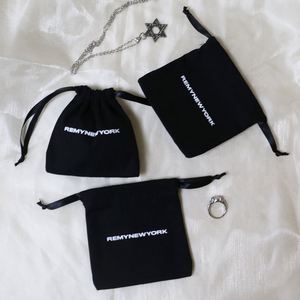 Bolsa de Algodón Reutilizable y Reciclable con Logotipo Personalizado a Precio de Fábrica, Impresión de Serigrafía, Embalaje Promocional, Regalo, Joyería, USM - Product Image 2