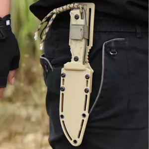 XC115 Concealable Hunting with Strong Edge D2 Steel Blade Come with Dual Carry Molded Sheath and Camping Knife