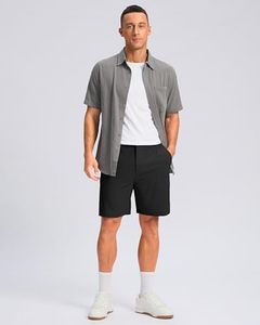 2025 <span class=keywords><strong>pantalones</strong></span> <span class=keywords><strong>cortos</strong></span> de <span class=keywords><strong>trabajo</strong></span> de Golf para <span class=keywords><strong>hombre</strong></span>, 7 ", ligeros, de secado rápido, elásticos, informales, 3 bolsillos, cómodos, XXS, <span class=keywords><strong>pantalones</strong></span> <span class=keywords><strong>cortos</strong></span> de entrenamiento sólidos, Pudolla, logotipo medio - Product Image 6