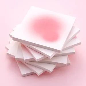 Gradient Blush Peach Halo Memo Pad Notepad Creative Sticky Message Note Stickers 50 Sheets