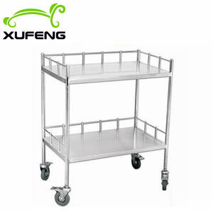 Rvs Chirurgisch Instrument Winkelwagen Operationele Instrument <span class=keywords><strong>Trolley</strong></span> - Product Image 3