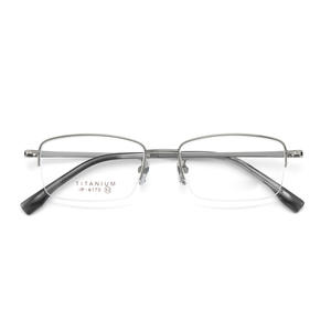 Gafas de titanio con media montura rectangular para hombre 6170 antideslizantes, origen Danyang - Product Image 1