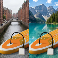 Pompe à air électrique pour paddle board 20 PSI, pompe à air SUP portable, gonfleur rapide pour paddle board gonflable, kayaks, bateaux et matelas pneumatiques