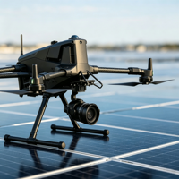 Testeur EL de drones UAV pour panneaux solaires photovoltaïques – Équipement d'électroluminescence pour l'inspection des microfissures et défauts des fermes solaires