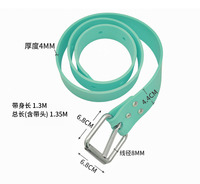 Ceinture de poids en Silicone d'apnée avec boucle en acier inoxydable 316 bloc de plomb réglable accessoires de ceinture de plongée porteurs W124