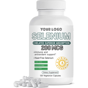 High Potency Selenium Capsules Antioxidant Supplement Support Immune <strong>Thyroid</strong> Function for Adults Selenium Capsules - Product Image 3