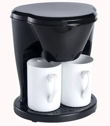 2つのセラミックカップアメリカンホテルドリップコーヒーマシン240mlドリップコーヒーメーカー
