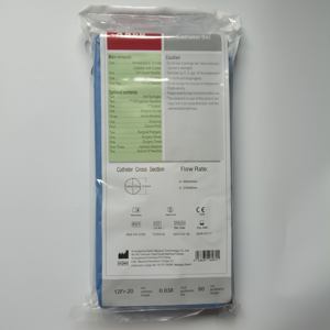 चिकित्सा सर्जरी पॉलीयूरेथेन ड्यूरा प्रवाह तीव्र हेमोडायलिसिस कैथेटर यौगिक किट - Product Image 2